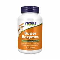 NOW Super Enzymes, 90 капсул